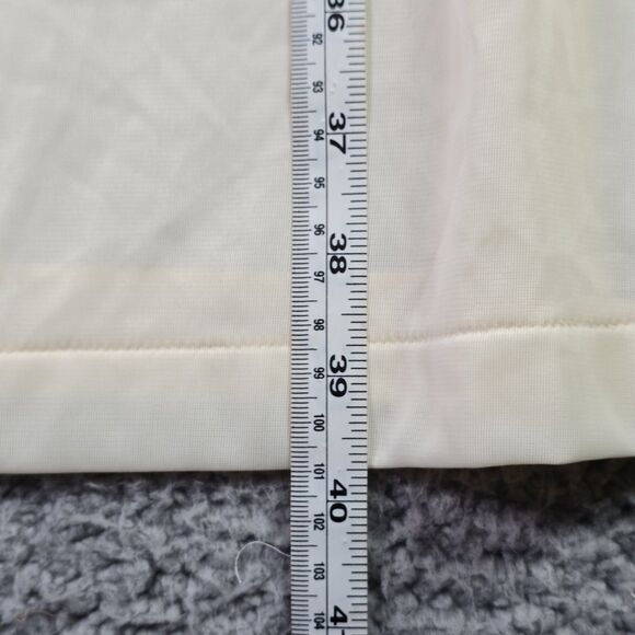 Vanity Fair Yellow Satin Lace Robe Medium Vintage Nylon Button Front USA Made - Picture 7 of 12